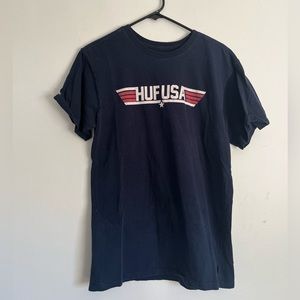 Huf top gun Tshirt mens medium